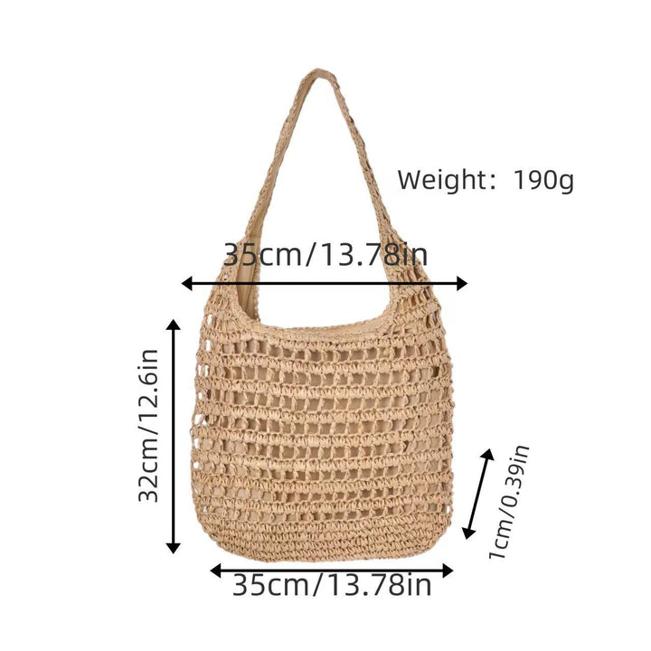 Håndlagd makramee shopper-veske Skanto