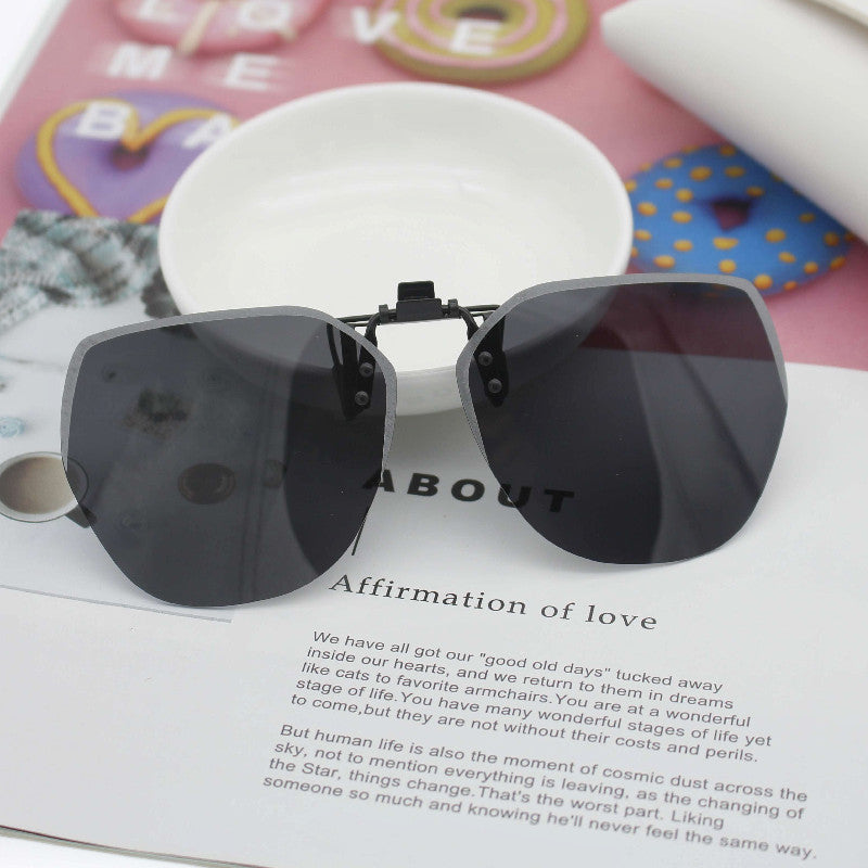 Dame moterik Oversized-solbrille med kvadratisk design Skanto