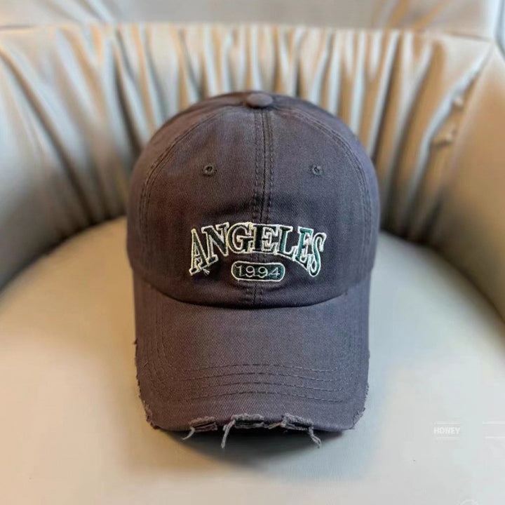 Kvinnens Slitt Vintage-Stil Justerbar Baseballcaps Skanto