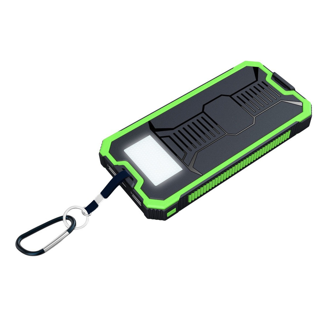 Bærbar Powerbank med lys og sikkerhetsklips Skanto