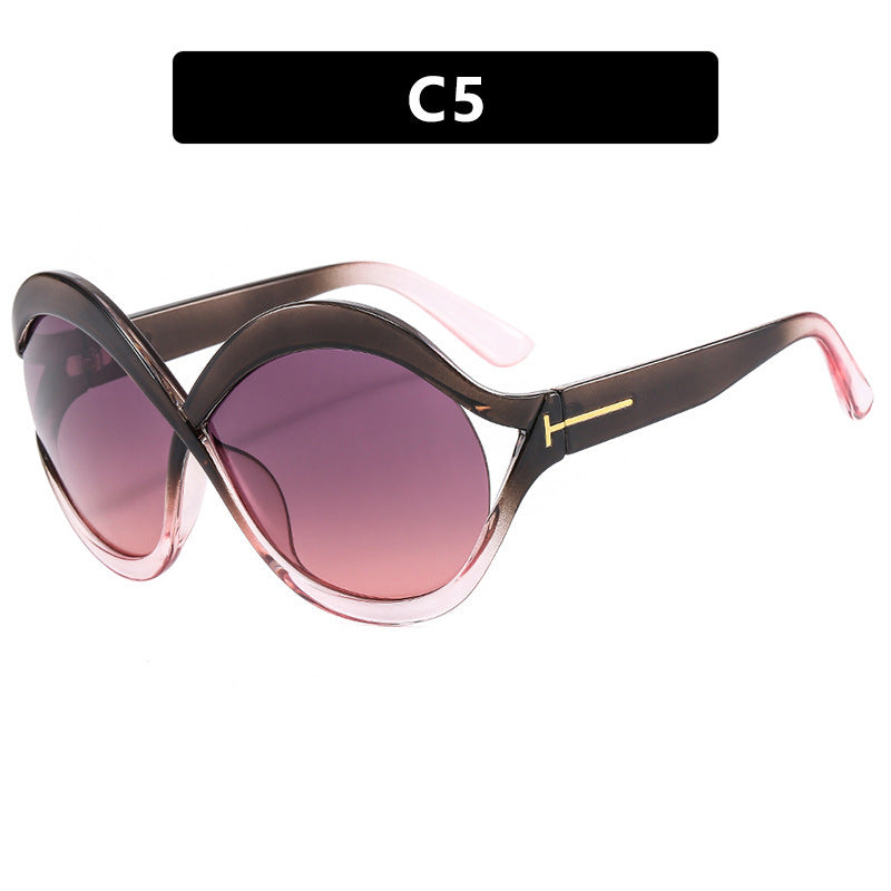 Dame ekstravagant formet solbrille Skanto