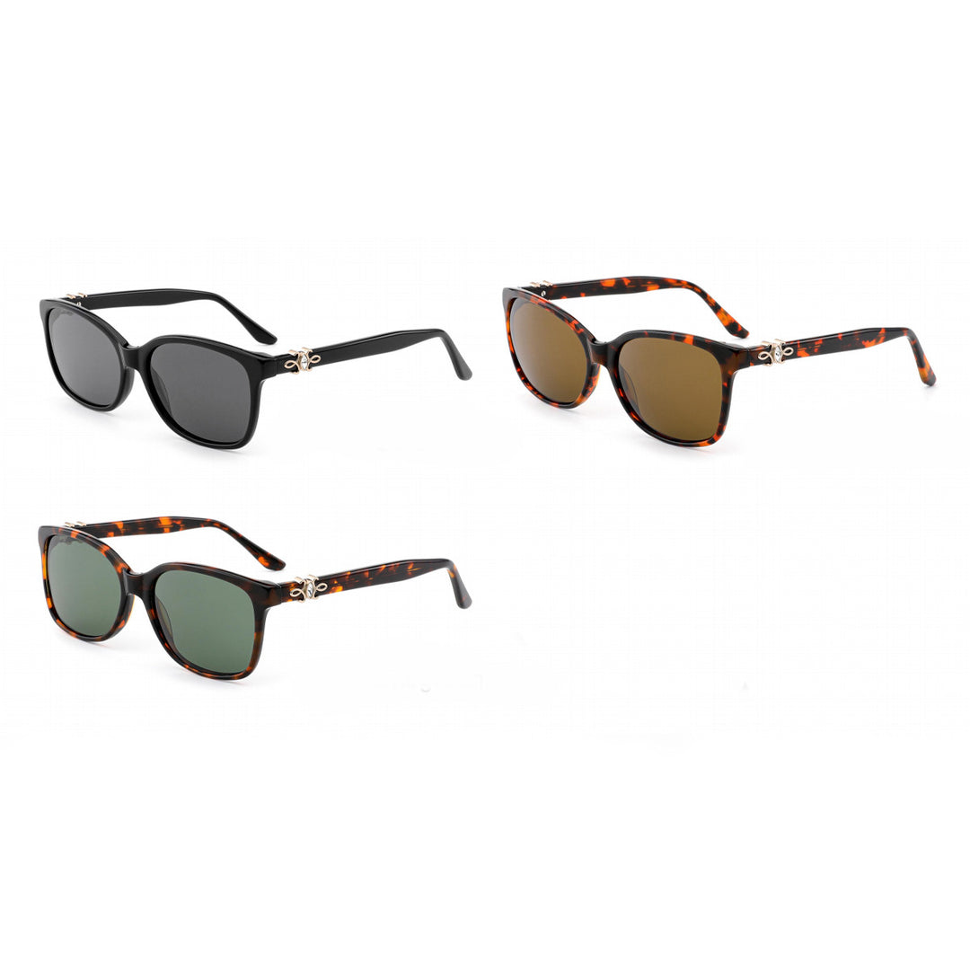 Damen vintage solbrille med uvanlig design og UV-beskyttelse Skanto