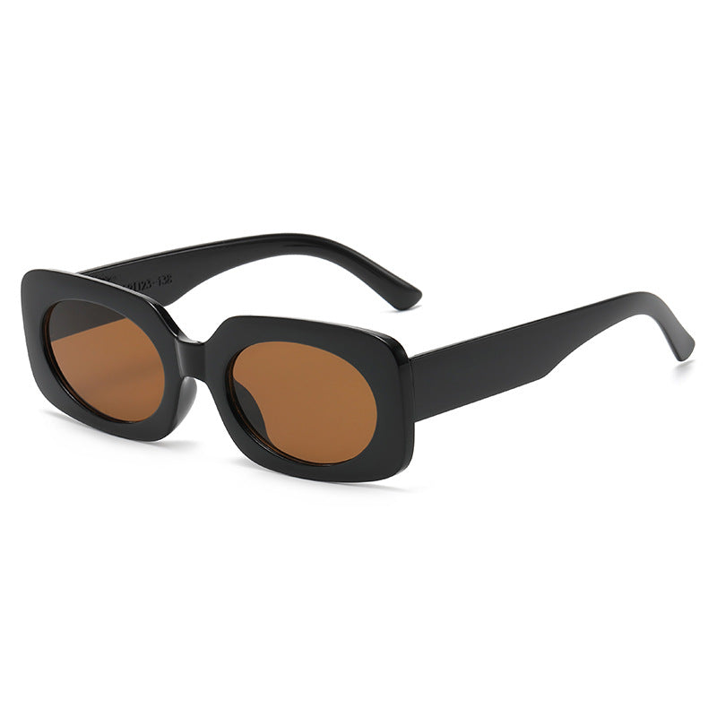 Dame Moteg Solbrille med unikt gjennomsiktig ramme Skanto