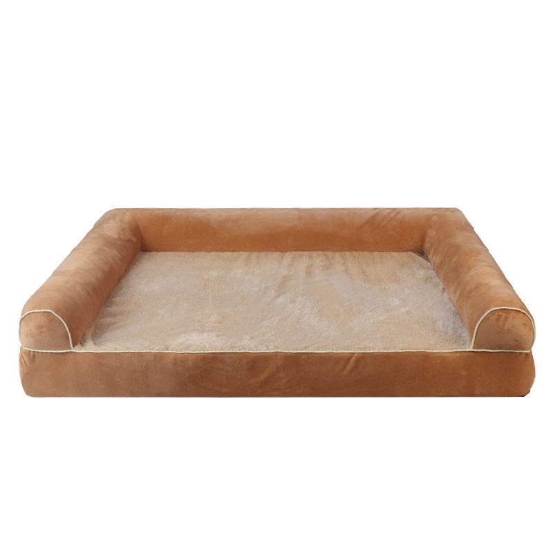 Plush ortopedisk hundeseng