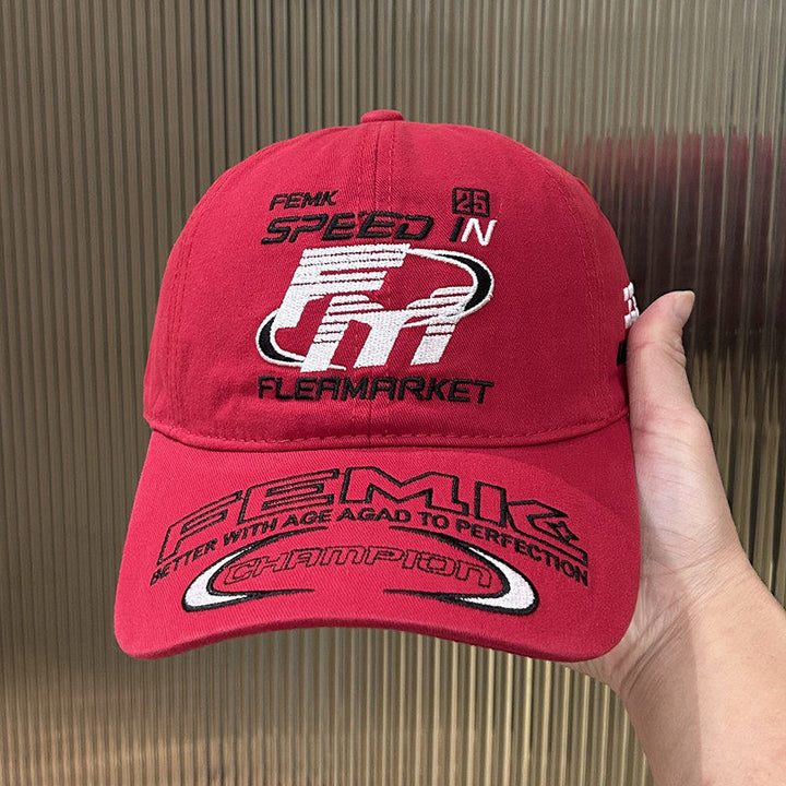 Herre Sporty Brodert Caps Skanto