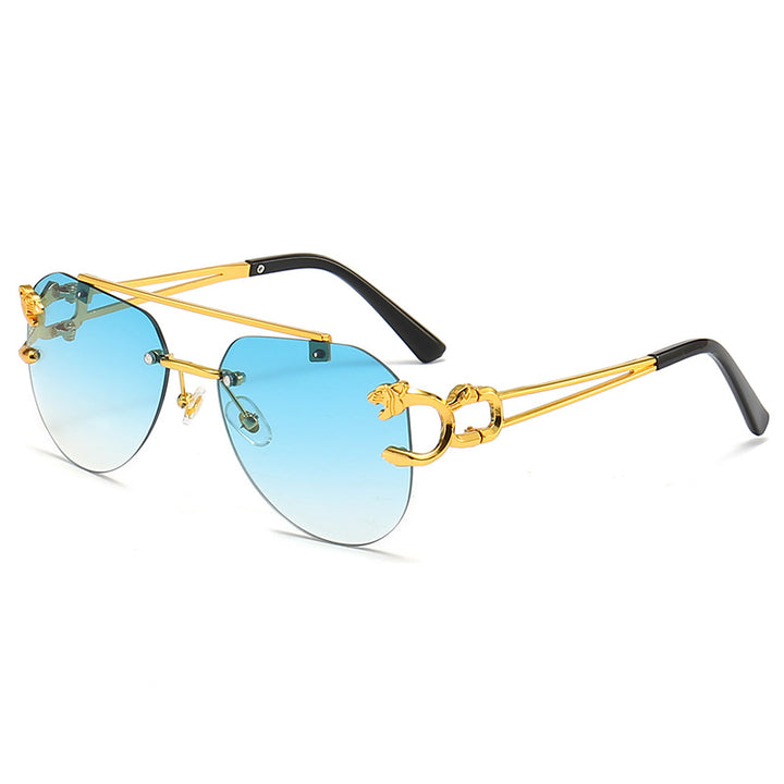 Dame Designer-solbrille med unikt dyreaksent Skanto