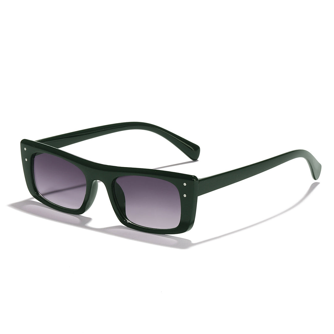 Dame moteriktig solbrille med iøynefallende dyremønster Skanto