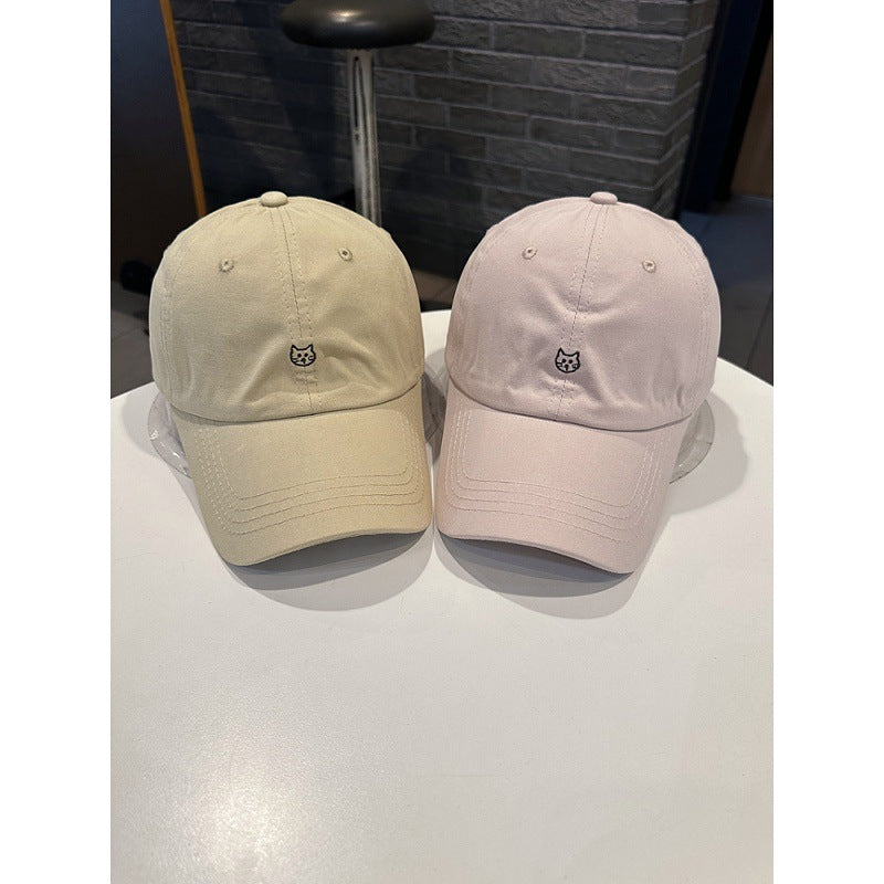 Dame Katt Brodert Baseball Caps Skanto