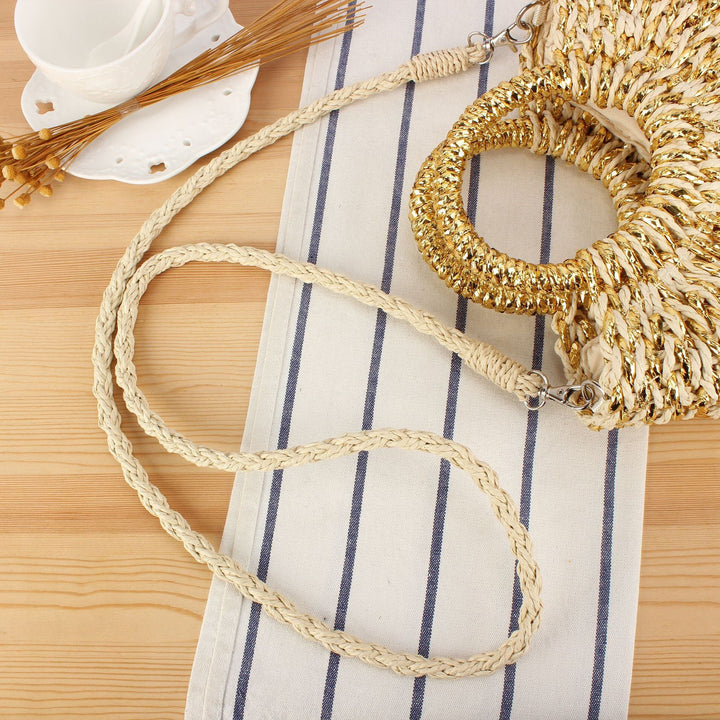 Handbag with refined braid Skanto