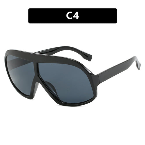Dame moteriktig sports-solbrille i futuristisk design Skanto
