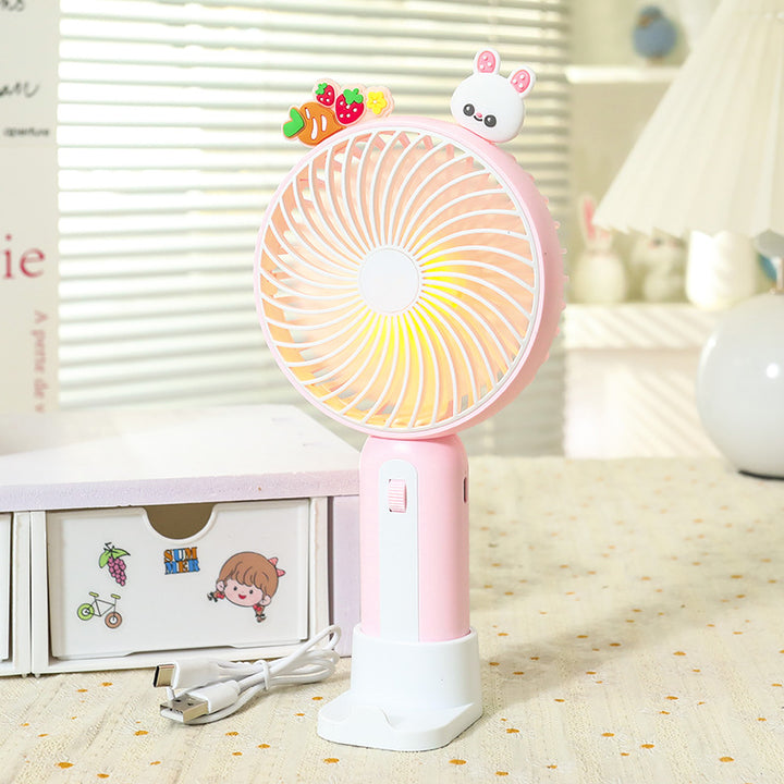 Bærbar Usb Håndvifte med Kreativt Dyredesign Skanto