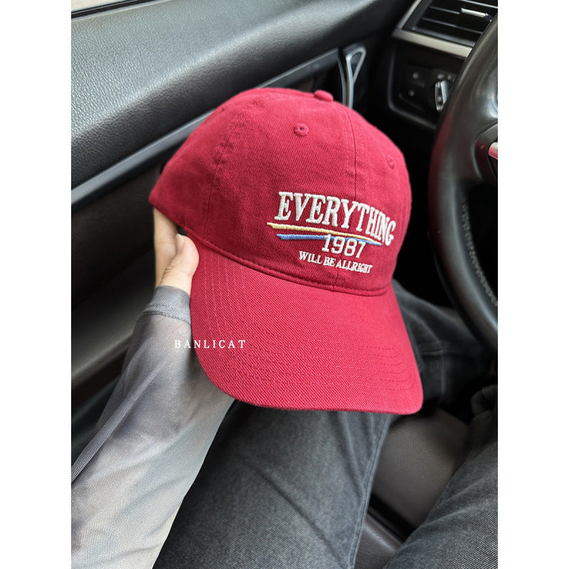 Herre Casual Brodert Uttal Baseball Cap Skanto