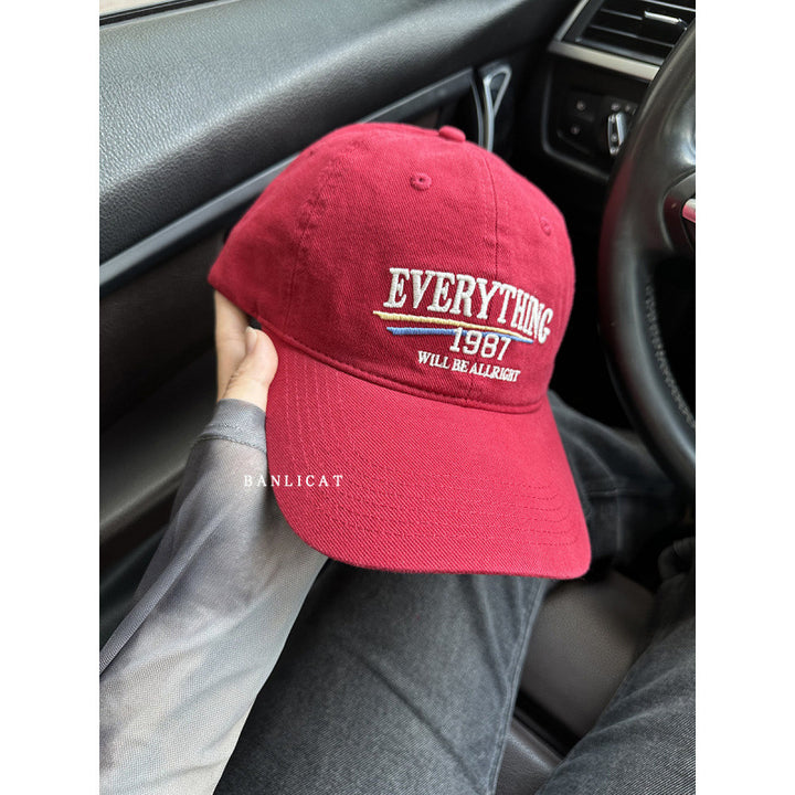 Herre Casual Brodert Uttal Baseball Cap Skanto