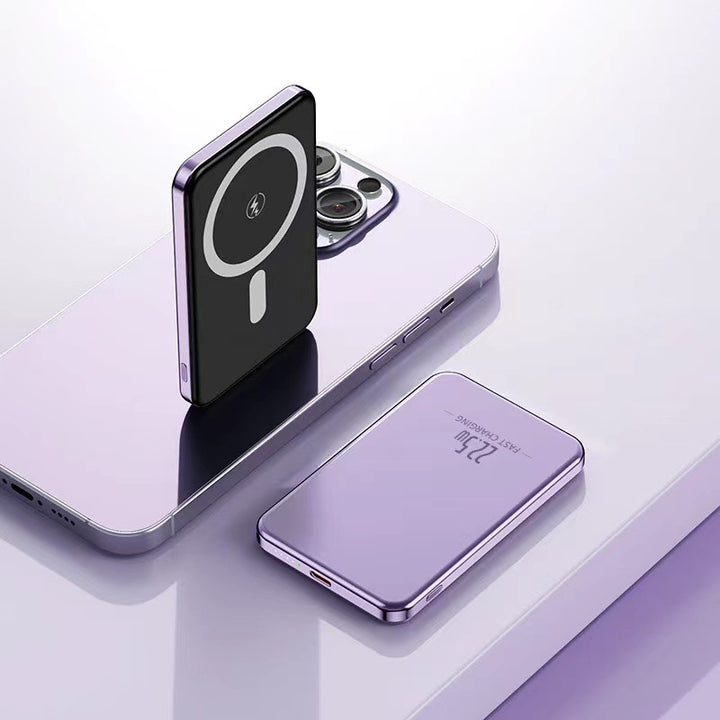 Magnetisk Powerbank med hurtigladefunksjon Skanto