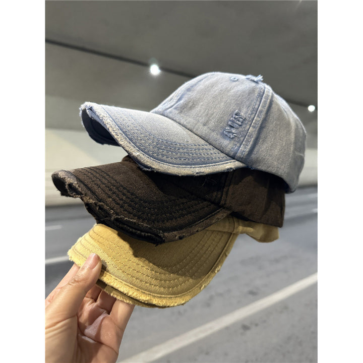 Kvinnens slitt denim baseball cap Skanto 1784084028