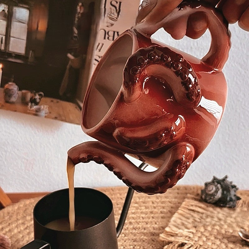 Skanto | Blæksprutte Tentakel Keramikkaffekopp