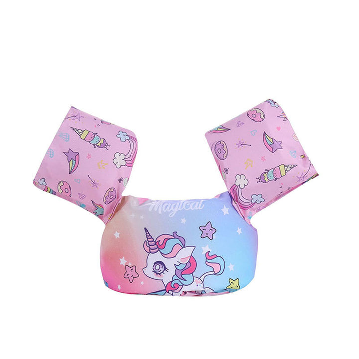 Kvinnenes oppblåsbare svømmehjelp med fargerik flamingo-design Skanto