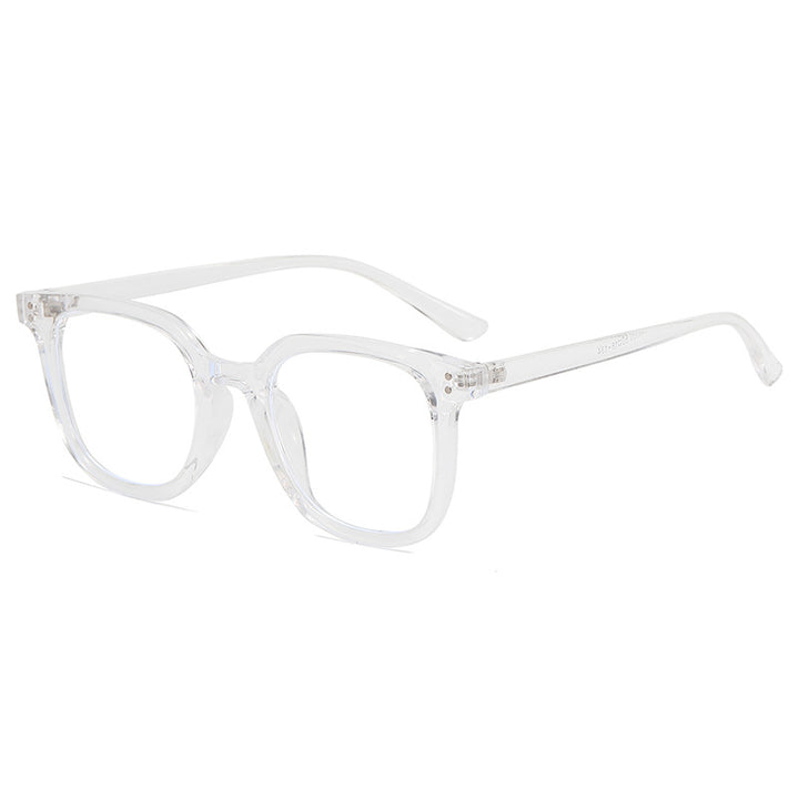 Dame kvadratisk designerbrille med tykk ramme og elegant profil Skanto