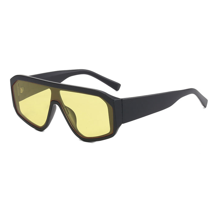 Dame Modiske Oversized-solbriller i futuristisk design Skanto