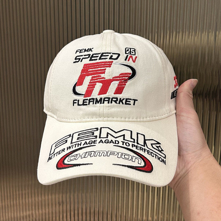 Herre Sporty Brodert Caps Skanto