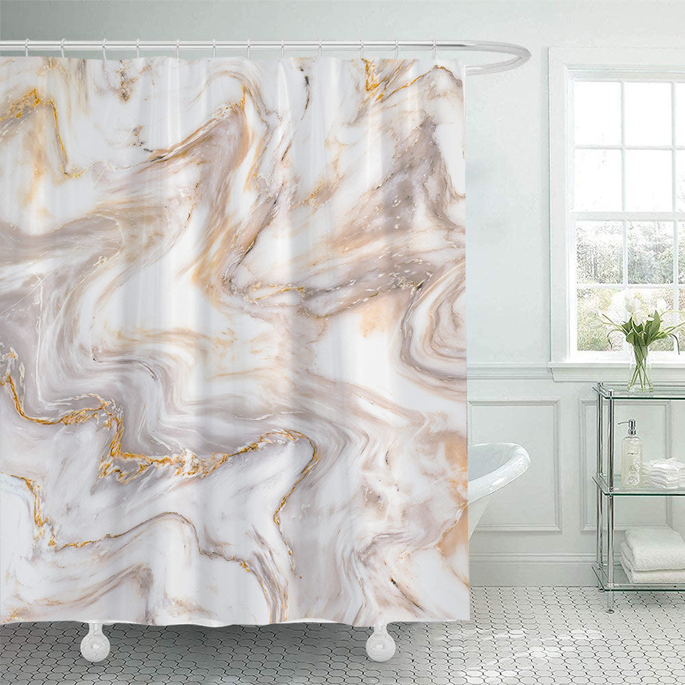 Elegant marmorert dusjforheng Skanto