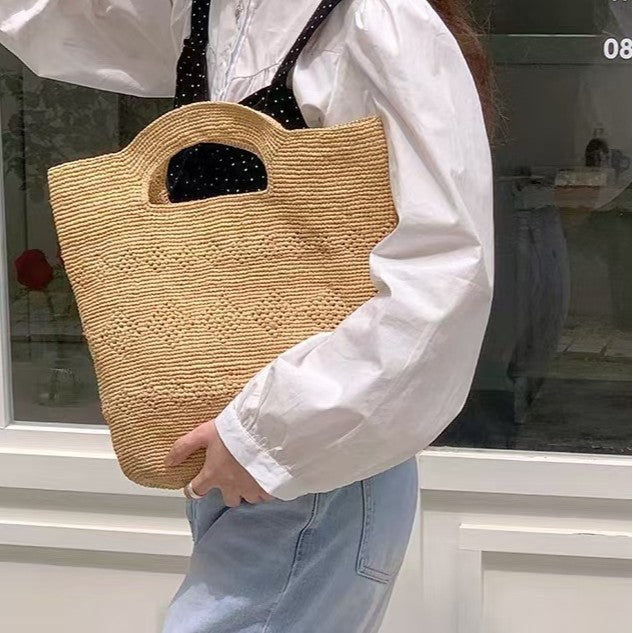 Håndlaget Makramee Handlebag Skanto