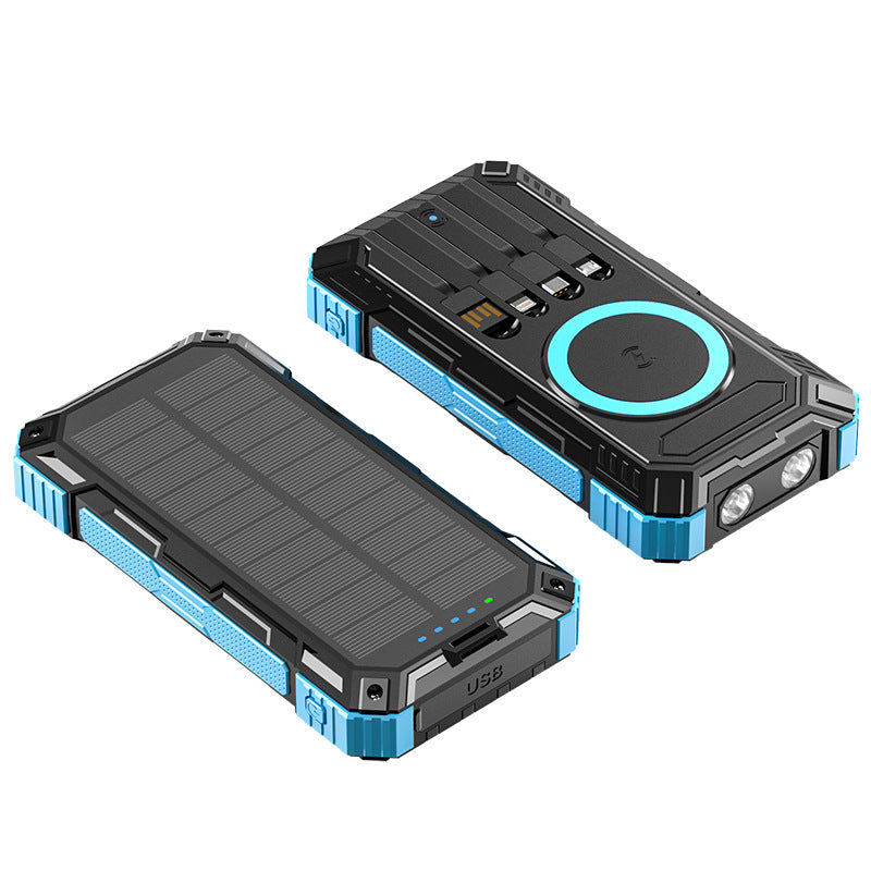 Robust Solar Powerbank med multifunksjonsporter Skanto