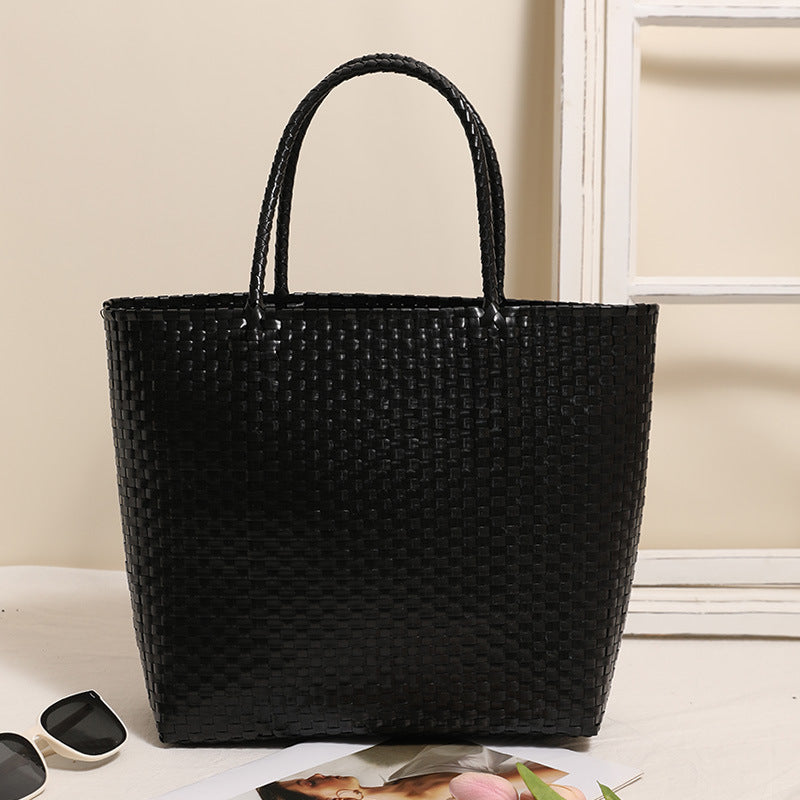 Flettet fritids shopper-veske Skanto