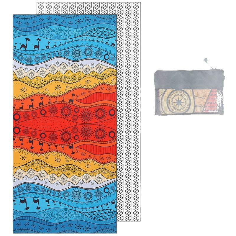 individuelt strandhåndkle med unikt design Skanto