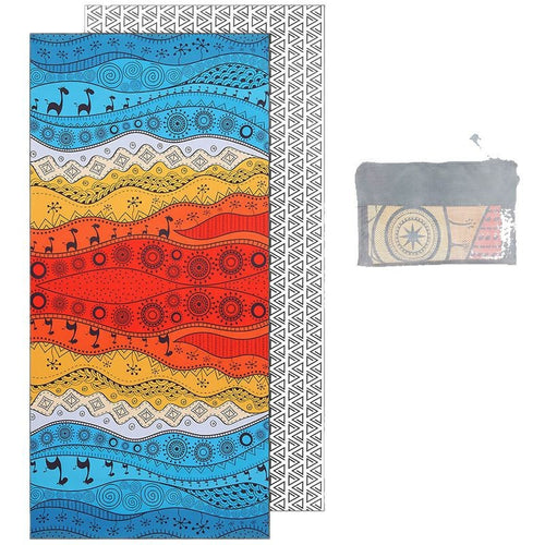 individuelt strandhåndkle med unikt design Skanto