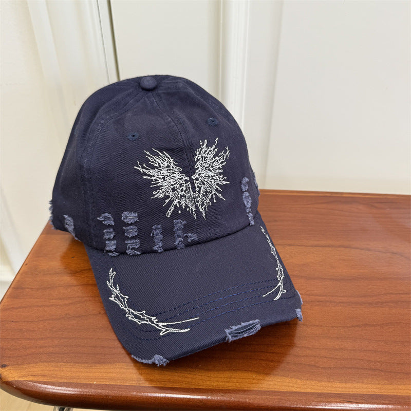 Kvinne's Slitt Grafisk Baseball Caps Skanto