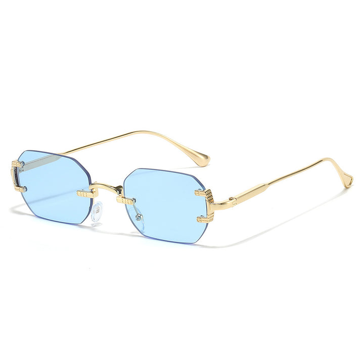 Dame moteriktig solbrille i elegant geografisk stil Skanto