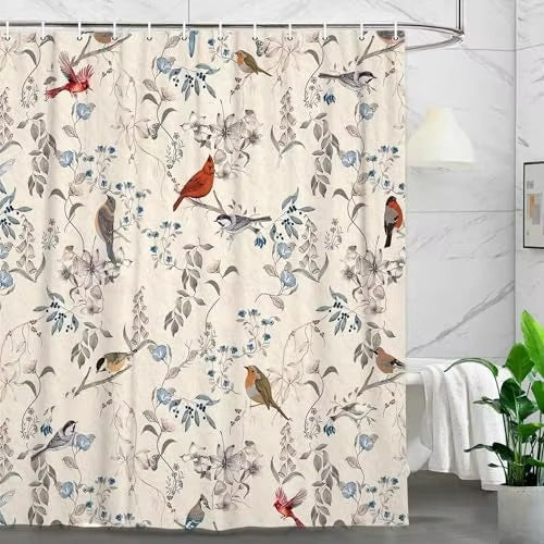 Blomsterpryntet Dusjforheng Skanto