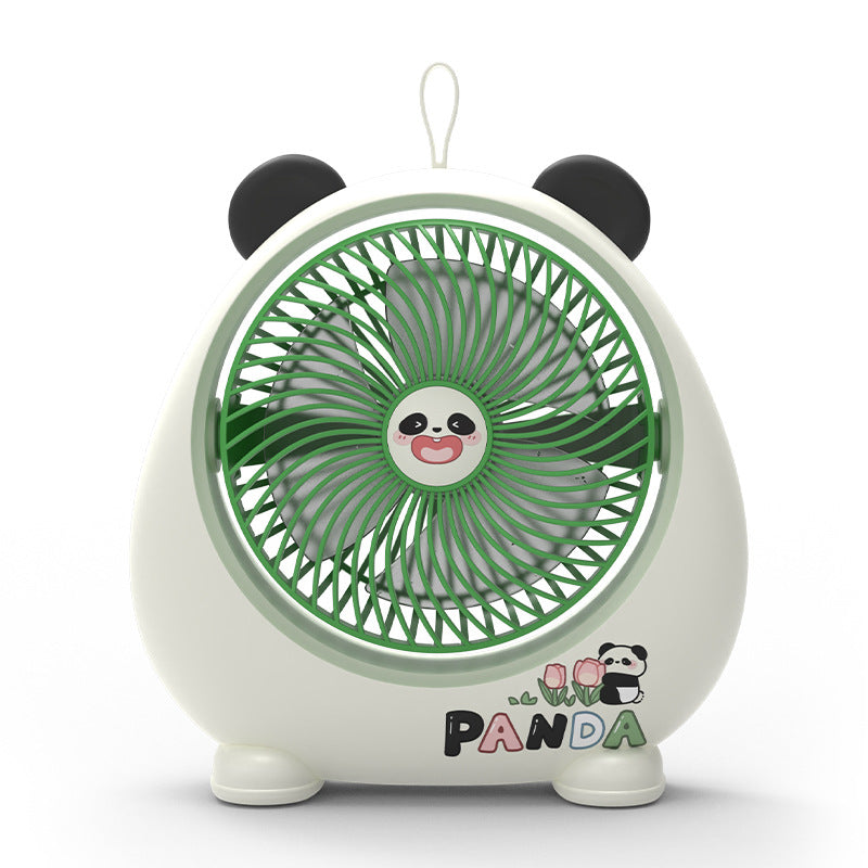 Dame Bærbar Håndvifte med stilfullt Panda-design Skanto