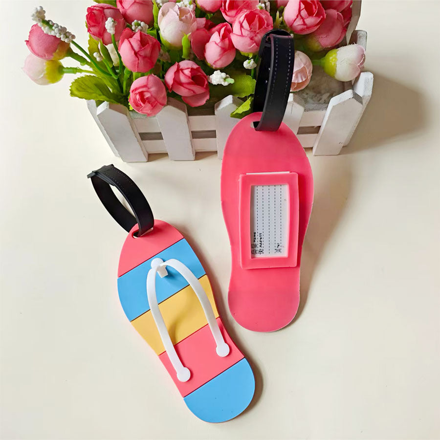 Unisex Fun Flip Flop Bagasje Tag Skanto