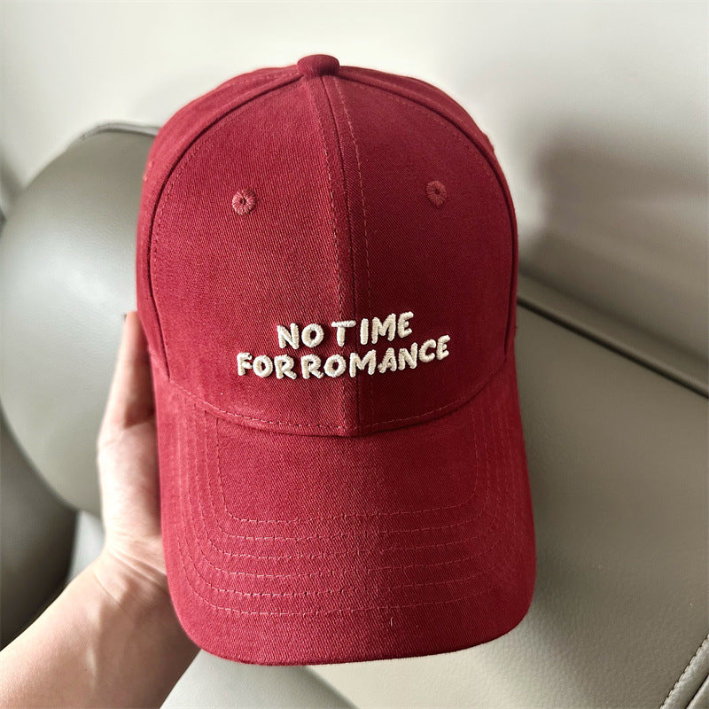Kvinnens Casual Cap med Motiverende Broderi Skanto