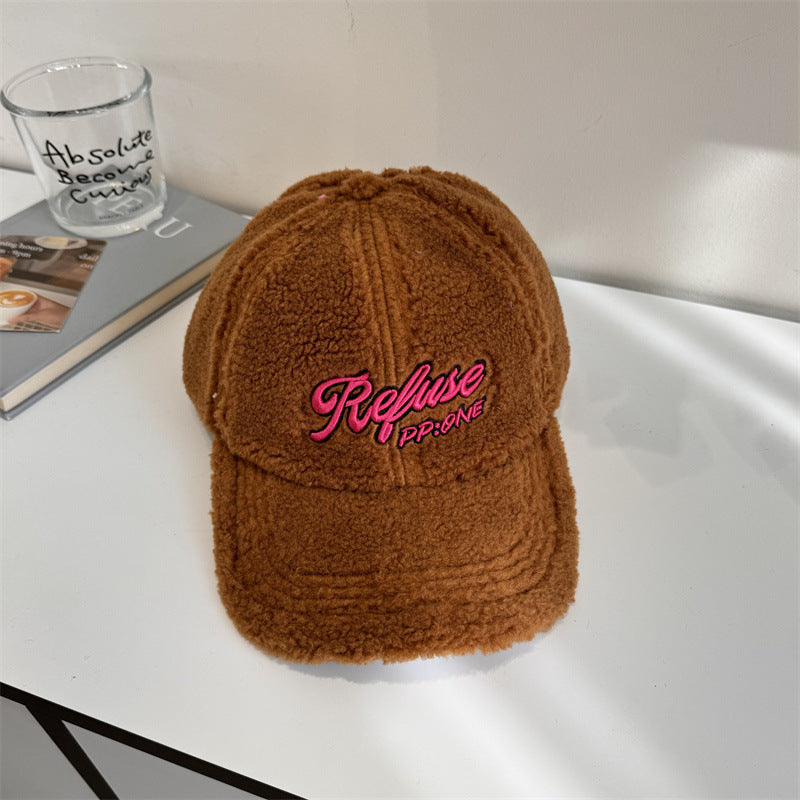 Kvinnenes Fuzzy Teksturerte Baseball Cap Skanto