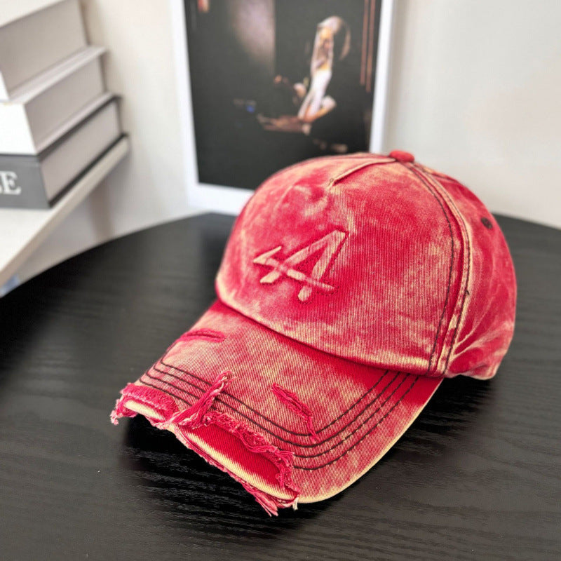Kvinne's Slitt Vintage Stil Baseball Caps Skanto