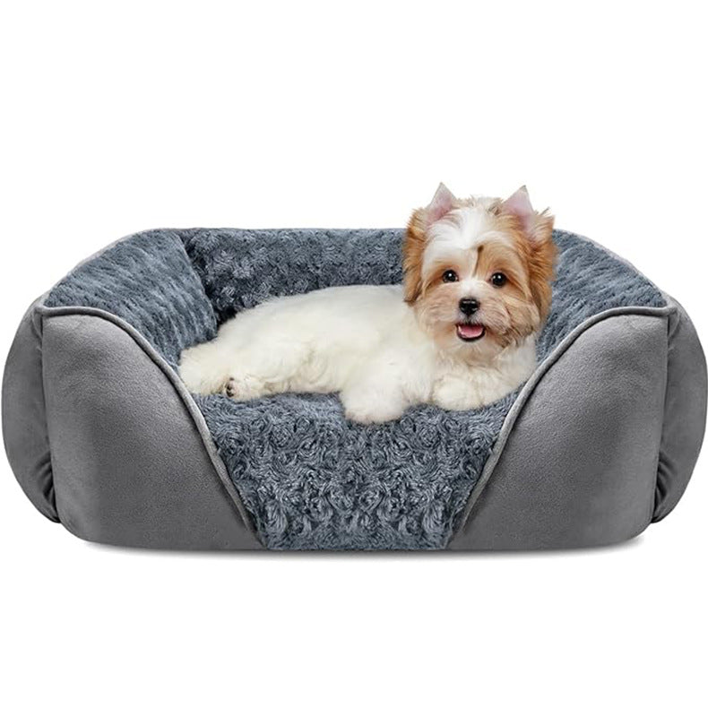 Ortopedisk Plysj Sofa Hundeseng