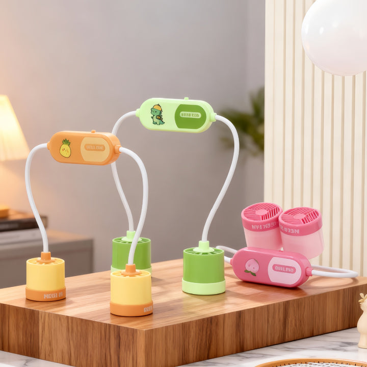 Dame bærbar nakkeventilator med fleksibelt design Skanto
