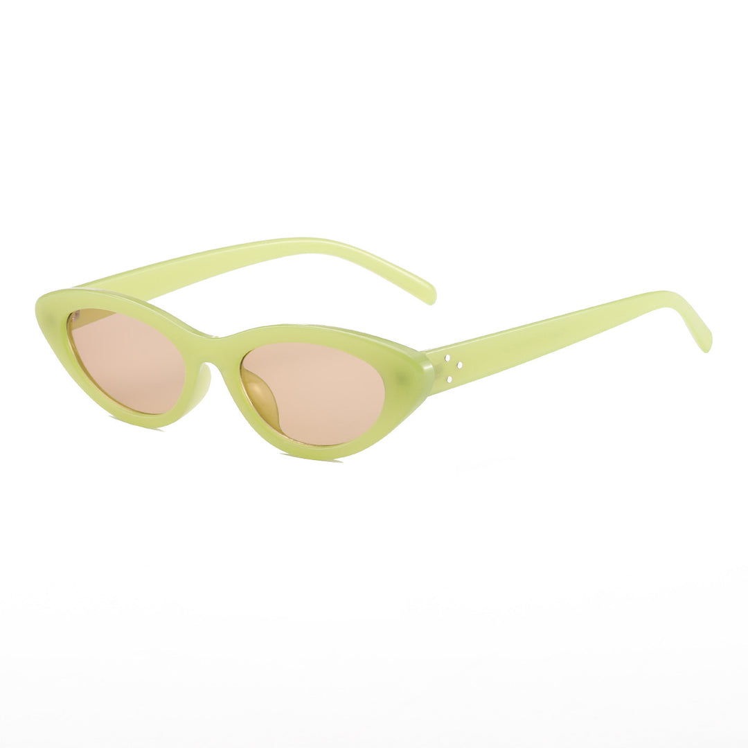 Dame Cat-Eye solbriller i elegant Leo-design Skanto