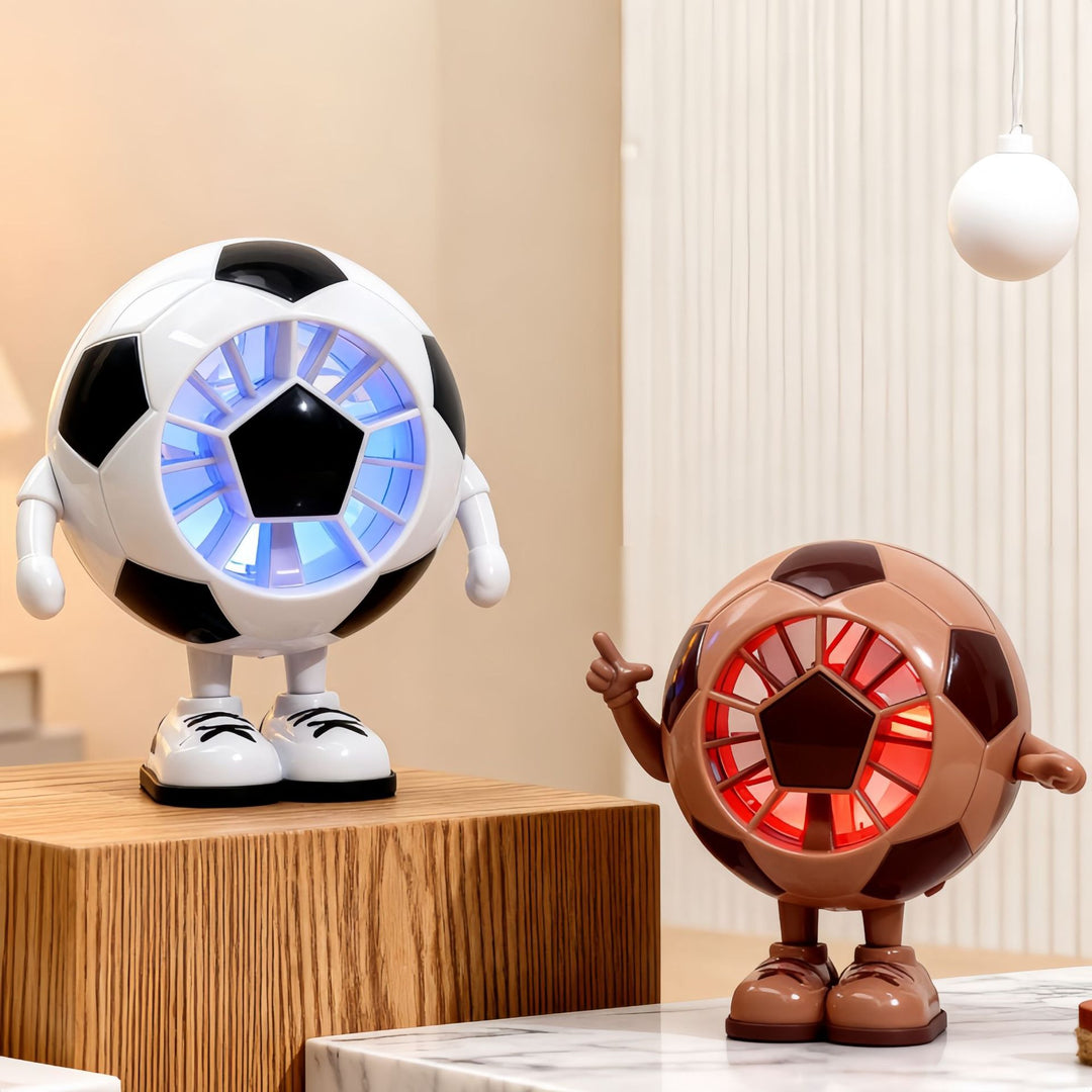 Dames bærbar USB mini vifte i kreativt fotballdesign Skanto