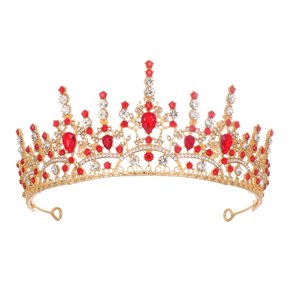 Dame Elegant Tiara med glitrende krystaller Skanto
