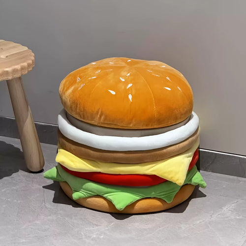 Hamburger Ottoman Space Organizer Chair | Skanto