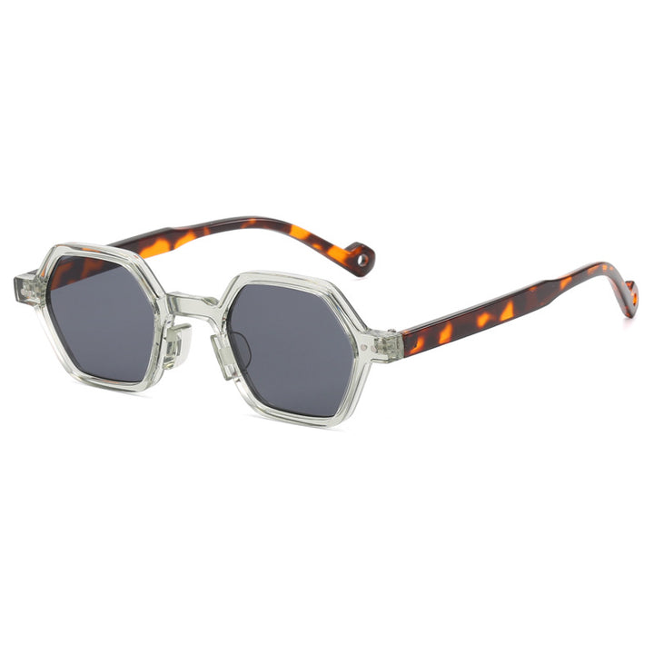 Damer Geometrisk Solbrille i moderne Hexagon-design Skanto