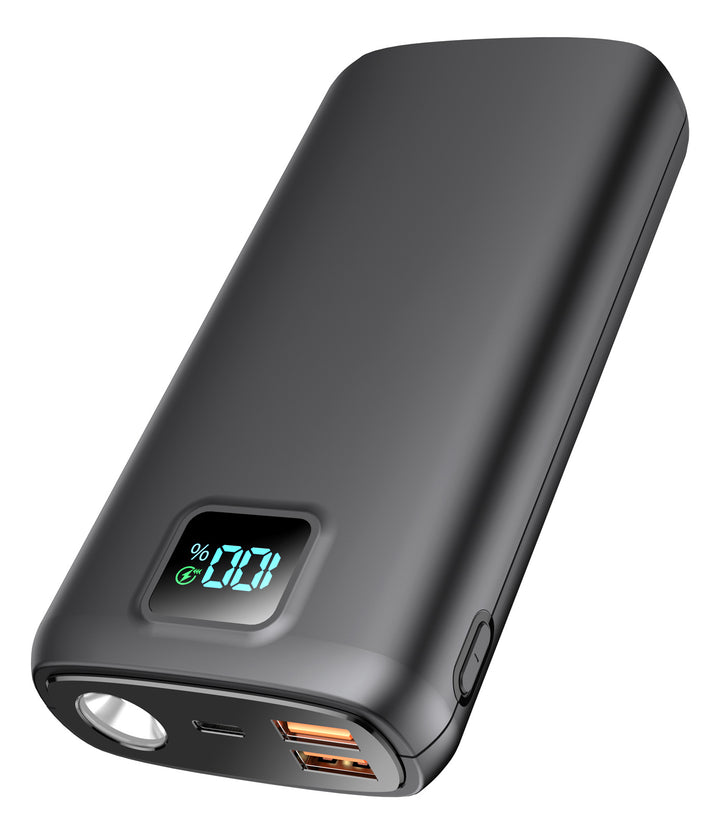 Høyytelses powerbank med LED-skjerm og hurtigladefunksjon Skanto