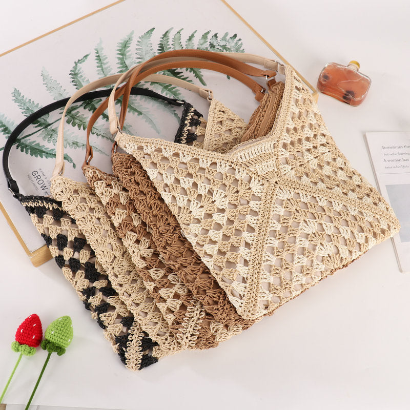 Håndlaget Makramee Crossbody Bag Skanto