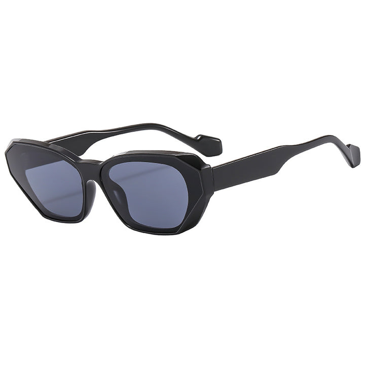 Dame trendy polygonale solbriller Skanto