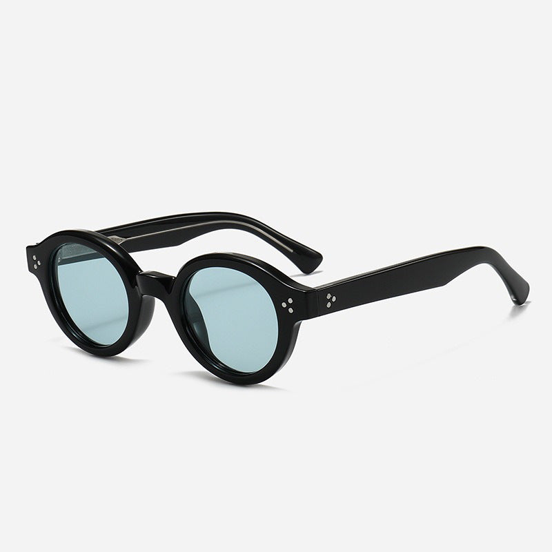 Damer Modisk Rund-solbrille med stilige detaljer Skanto