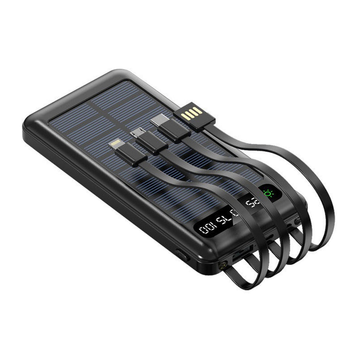 Solar Powerbank med multifunksjonelle ladealternativer Skanto